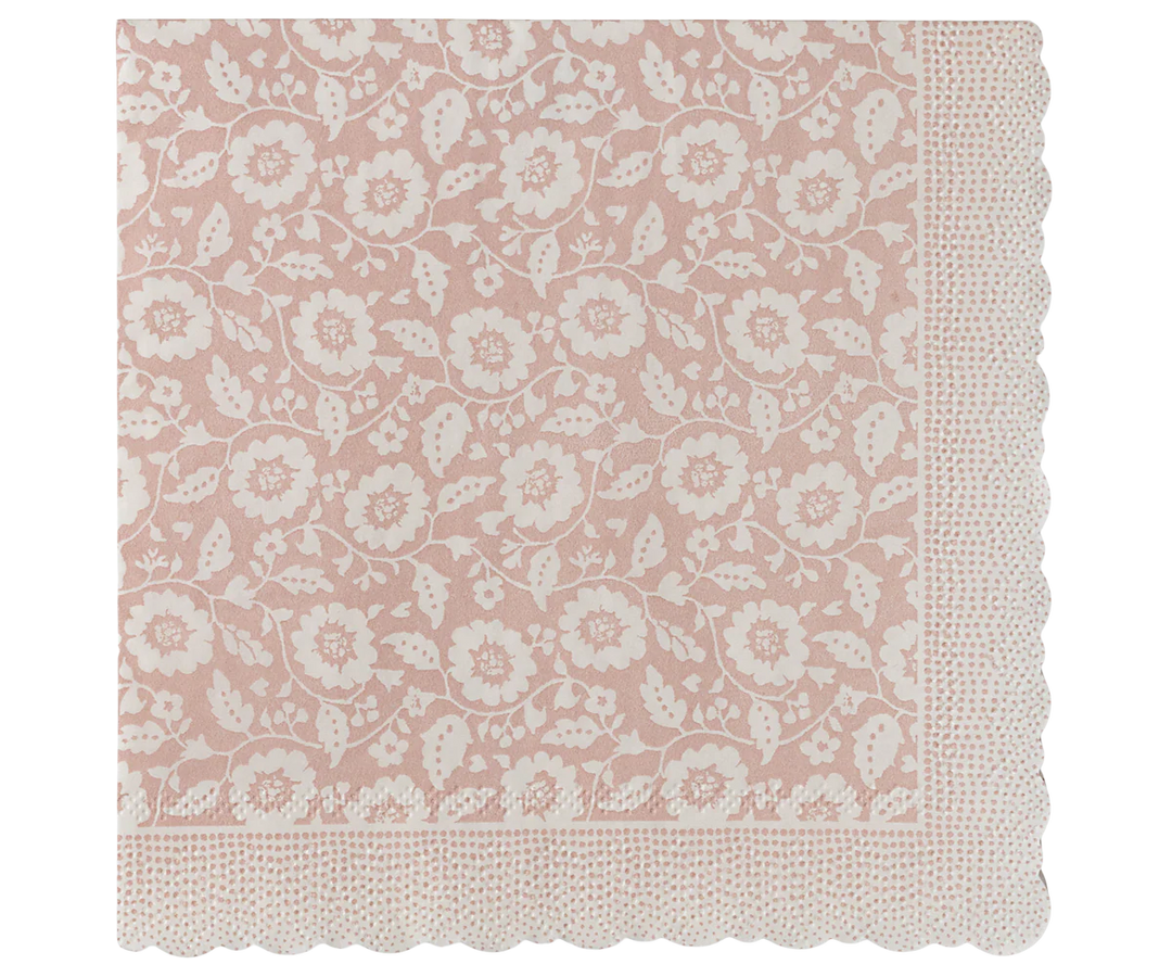 Maileg Serwetki Papierowe Flowers - Powder