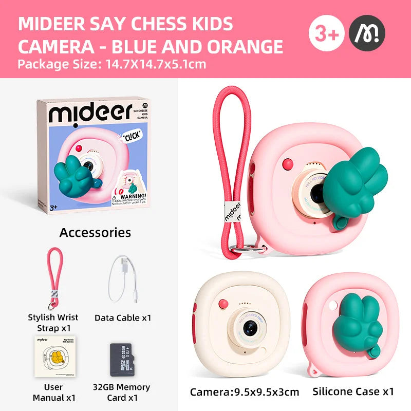 Mideer – Aparat fotograficzny dla dzieci – Pink