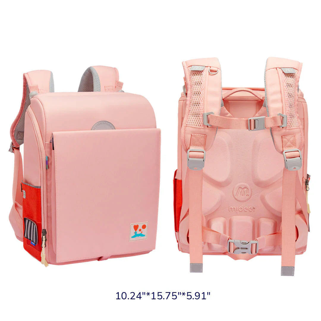 Mideer 3D juosmenį atpalaiduojanti mokyklinė kuprinė - Sakura Pink