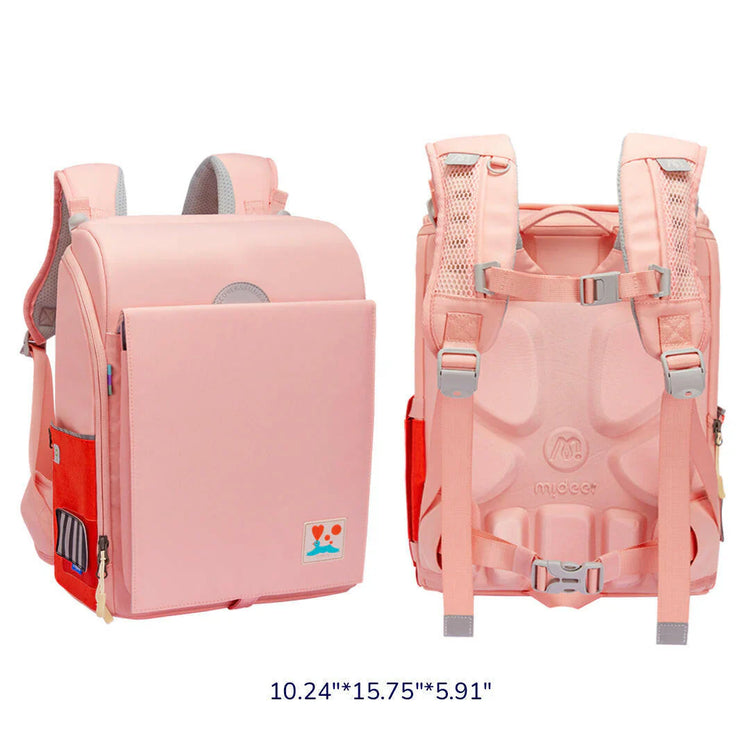 Mideer 3D juosmenį atpalaiduojanti mokyklinė kuprinė - Sakura Pink