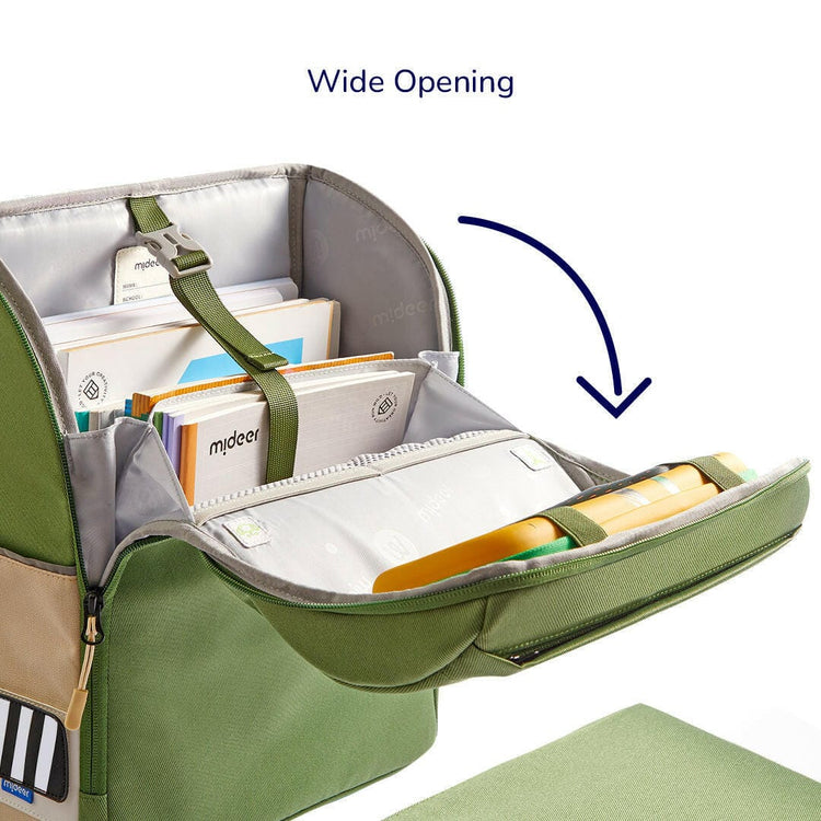 Mideer 3D juosmenį atpalaiduojanti mokyklinė kuprinė - Sakura Pink