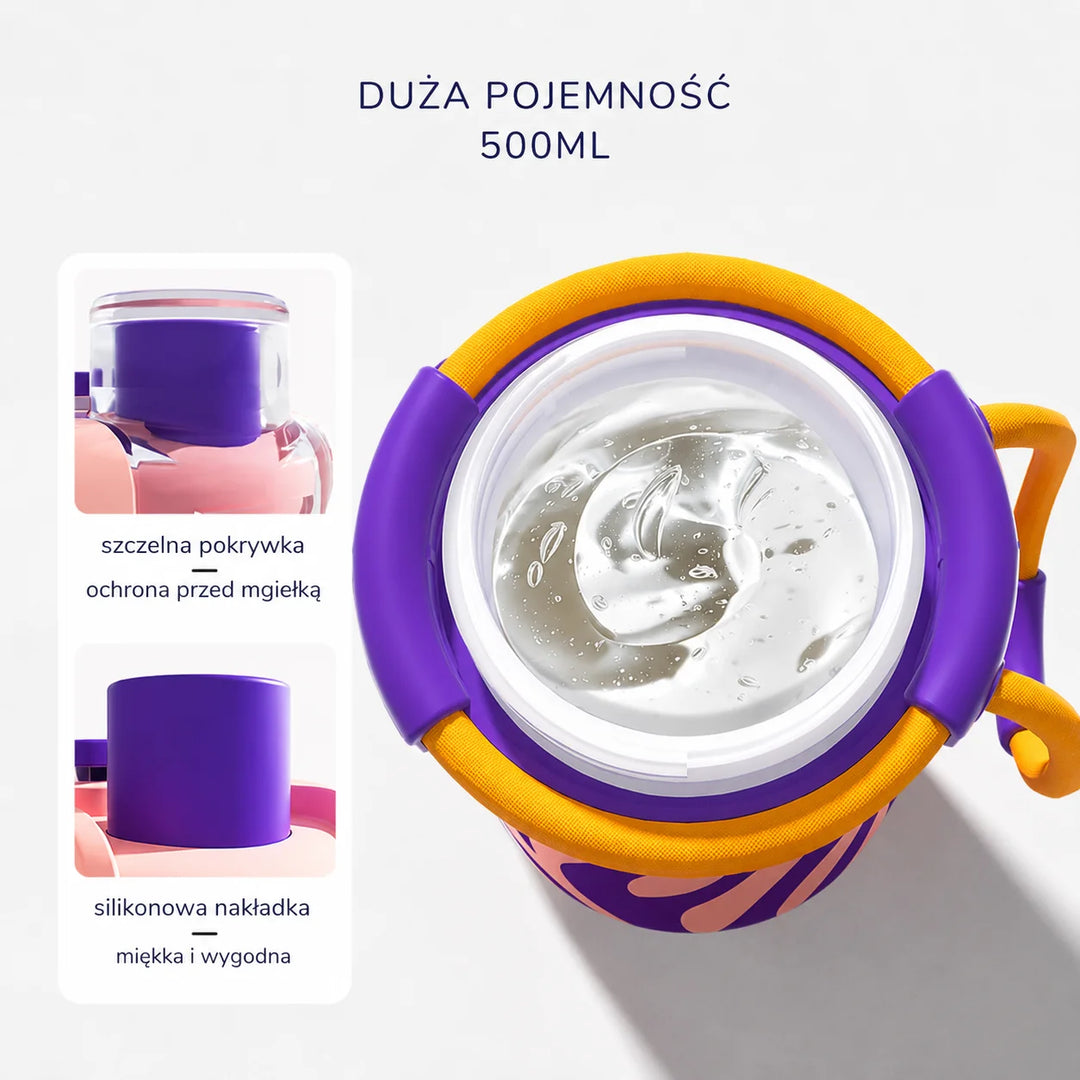 Mideer Bidon ze spryskiwaczem 2w1 500 ml - Blush Pink