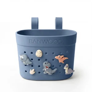 Banwood koszyk do hulajnogi lub roweru + przypinki - Deapsee Dinosaurs
