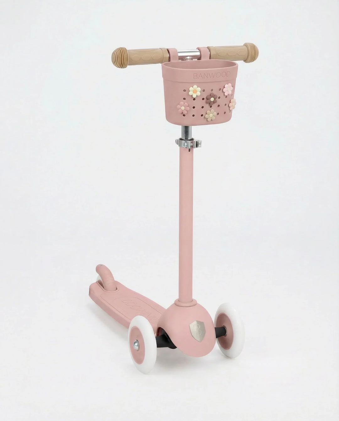 Banwood krepšelis paspirtukui ir dviračiui - Dusty rose