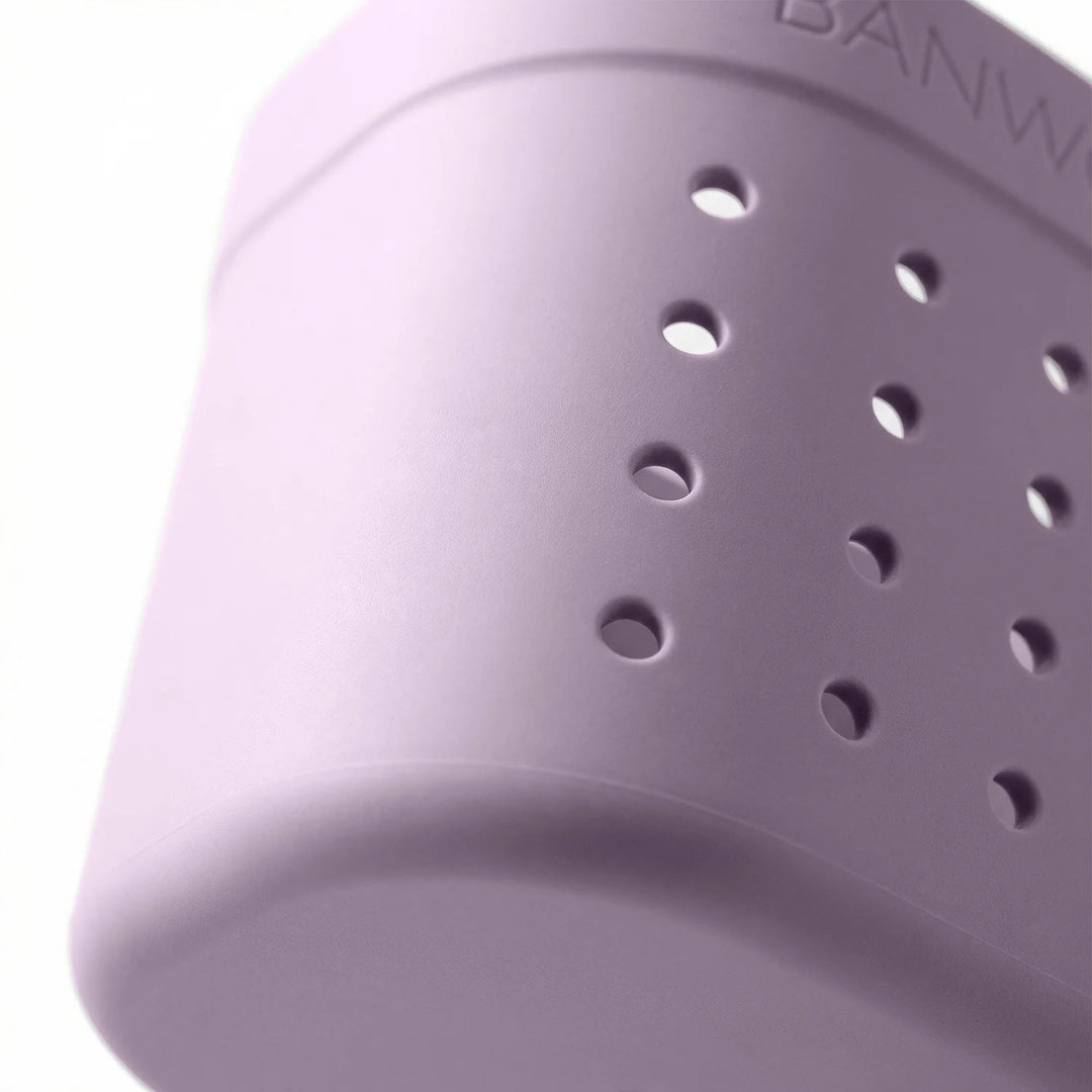 Banwood koszyk do hulajnogi lub roweru + przypinki – Lavender Magic