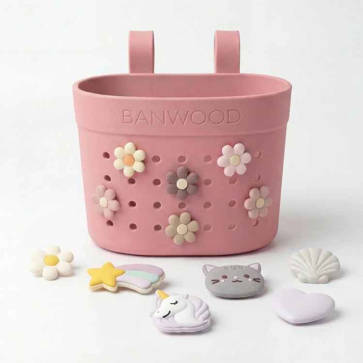 Banwood krepšelis paspirtukui ir dviračiui - Raspberry
