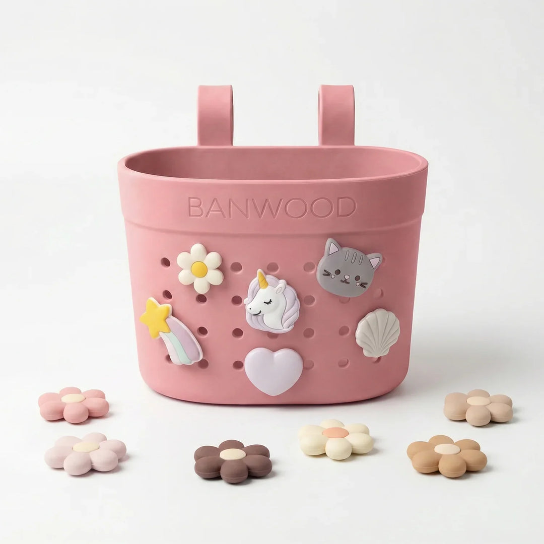 Banwood krepšelis paspirtukui ir dviračiui - Raspberry