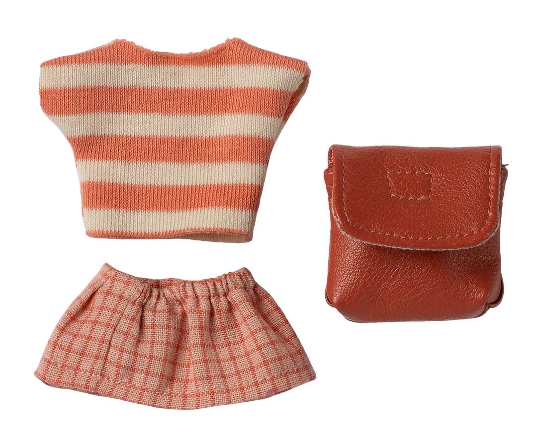 Maileg ubranka i torebka dla starszej siostry - Coral