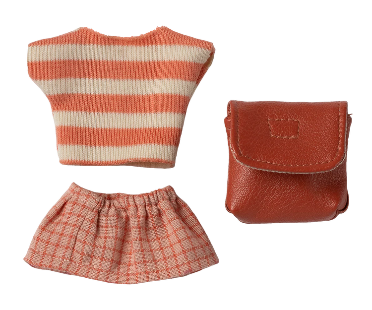 Maileg ubranka i torebka dla starszej siostry - Coral