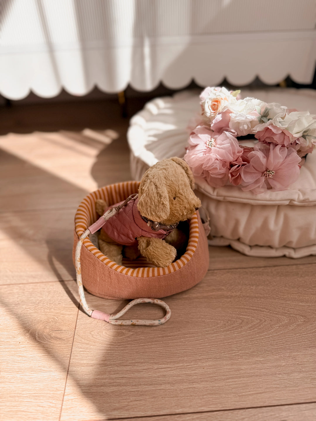 Maileg Szelki i smycz dla pieska – Rose