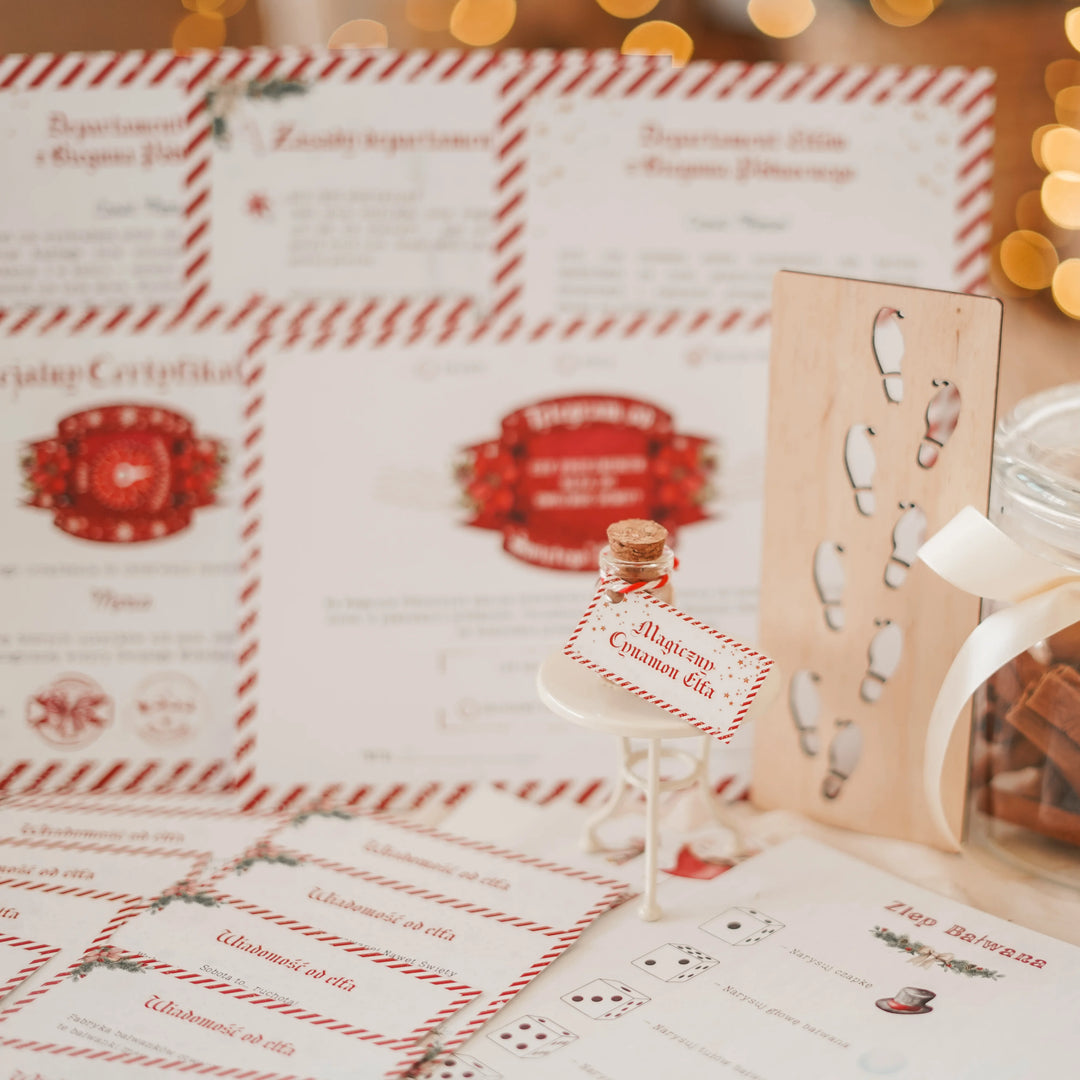 Zestaw listów od elfa psotnika (bez elfa)