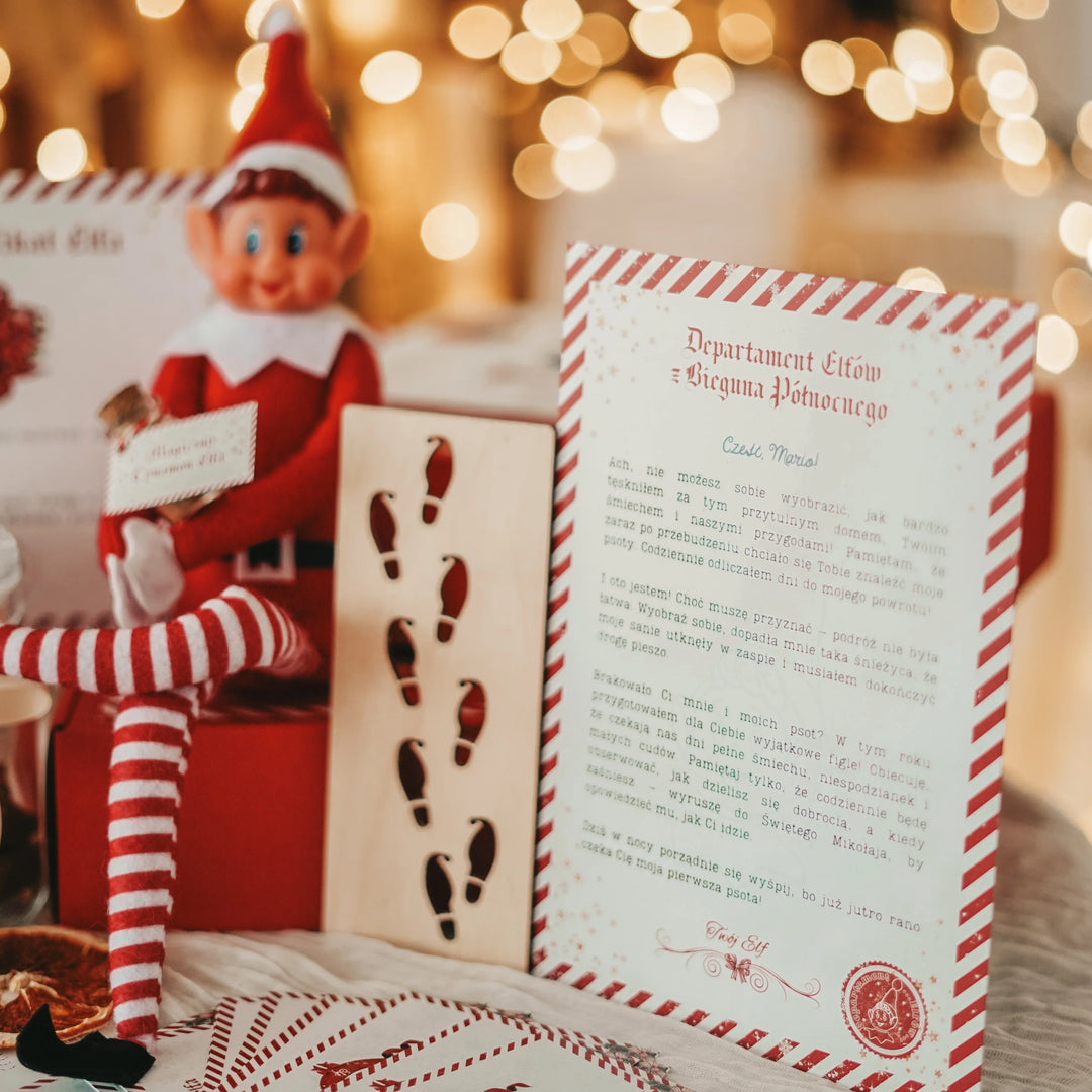 Zestaw listów od elfa psotnika (bez elfa)