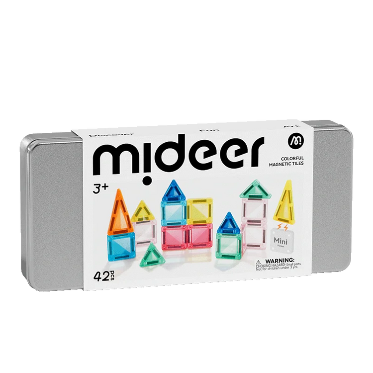Mideer - kelioninis magnetinis konstruktorius metalinėje dėžutėje - 42 dalys