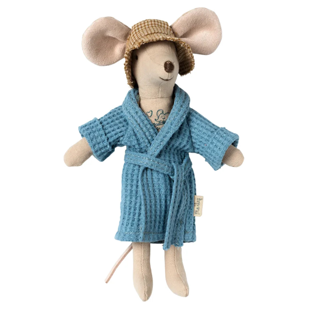 Maileg Szlafrok dla myszek – Dusty Blue