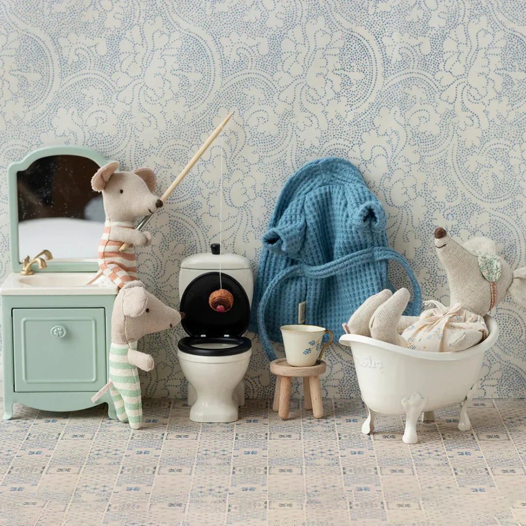 Maileg Szlafrok dla myszek – Dusty Blue