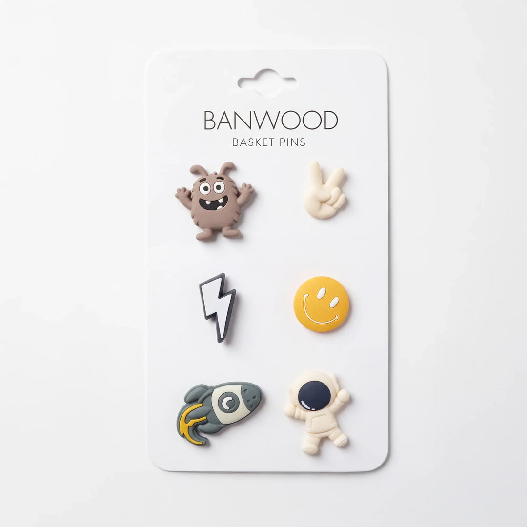 Banwood krepšelio ženkliukai - Space