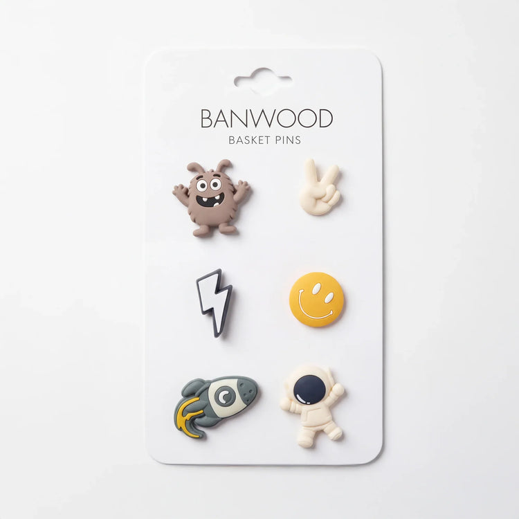 Banwood krepšelio ženkliukai - Space