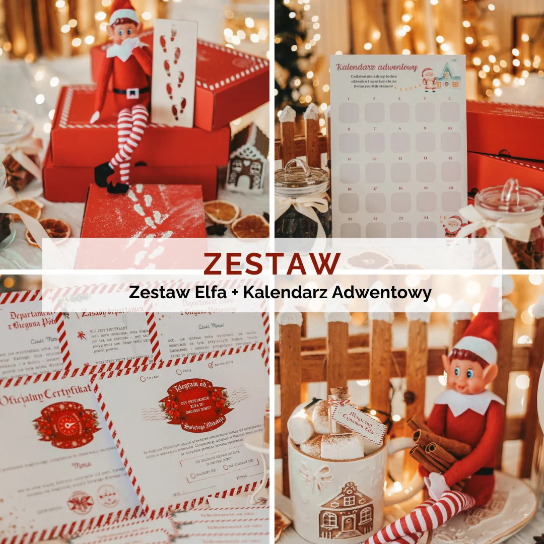 ZESTAW: Zestaw Elfa Psotnika + Kalendarz Adwentowy