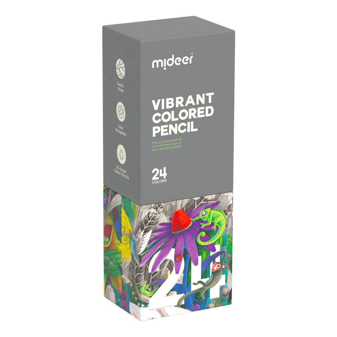 Mideer Spalvoti pieštukai - 24 spalvos